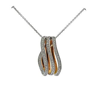 Chimento 18k Gold Diamond Pendant Necklace