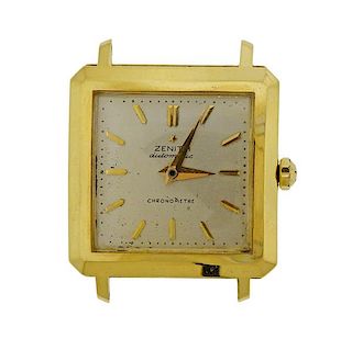 Zenith Chronometer 18k Gold Automatic Watch 