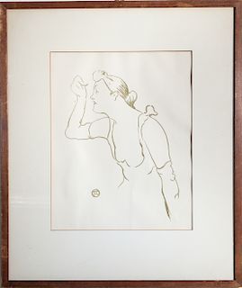Henri de Toulouse Lautrec Paula Brebion Lithograph