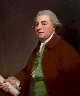 George Romney 
(British, 1734-1802)
Portrait of William Baldwin, M.P., 1778