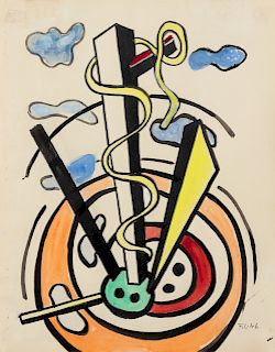Fernand Leger(French, 1881-1955)Etude, 1946
