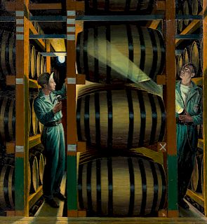 Ernest Fiene
(American, 1894 - 1965)
Inspecting the Barrels