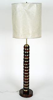 MID CENTURY MODERN ITALIAN TWO LIGHT FLOOR LAMP