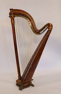 Pleyel, Lyon & Cie. Paris Concert Harp.