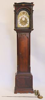 John Waldron Cornhill Signed Tallcase Clock