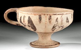 Rare Minoan Cup w/ Labrys, TL Tested, ex-Christie's