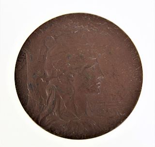 1900 French Bronze Medal Award