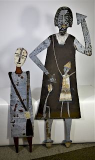 Judith Hoyt (born 1958) Mixed Media Collages