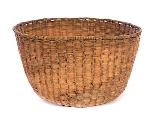 Early Large Hopi Native American Basket 