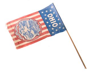 Early State of Ohio Parade Flag