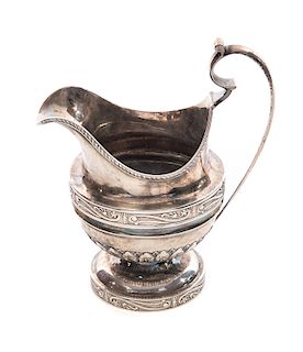 1790-1797 Silas Howell Coin Silver Pitcher