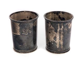 2 Reed & Barton Sterling Silver Mint Julep Cups