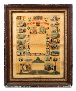 1881 IOOF Chillicothe Lodge Record