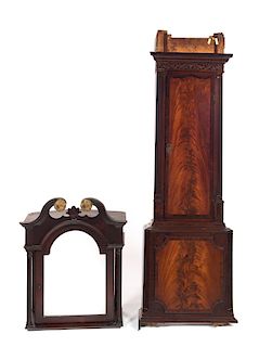 Early American Chippendale Grandfather Clock Case