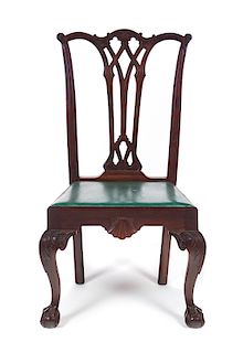 American Mahogany Chippendale Chair