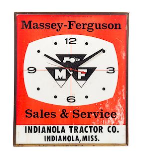 Massey Ferguson Advertising Clock