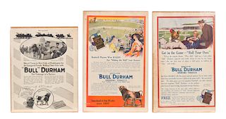 3 Bull Durham Tobacco Advertising Poster's