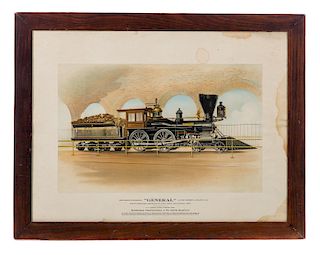 General Engine Nashville Chattanooga St Louis Railway Print