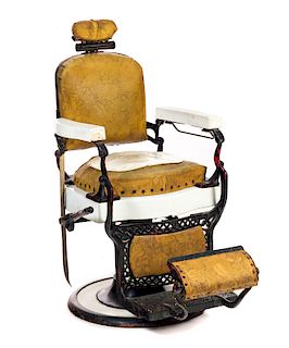 Antique Porcelain Barber Chair