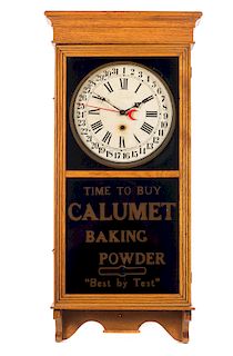 Calumet Baking Powder Sessions Calendar Clock