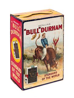 Bull Durham 5 Cent Tobacco Box Bull Rider
