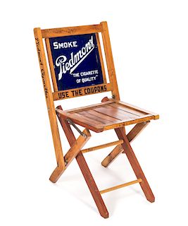 Smoke Piedmont Cigarette Advertising Chair