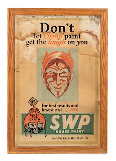 Sherwin Williams Joker Advertising Poster