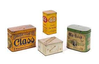 4 Antique Tobacco Advertising Tins