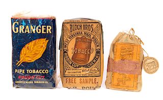 3 Packs of Tobacco Granger Bloch Brothers