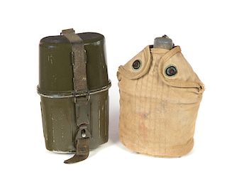 WW2 US Canteen & Cup w/provenance