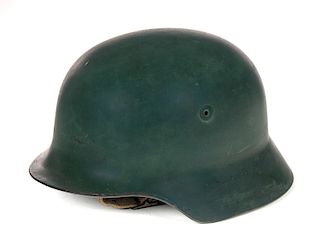 Post War German Helmet w/Liner And Chinstrap