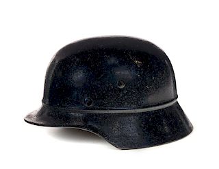 German Nazi Beaded Luftschutz Helmet