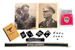 Group of German Collar Insignia Items