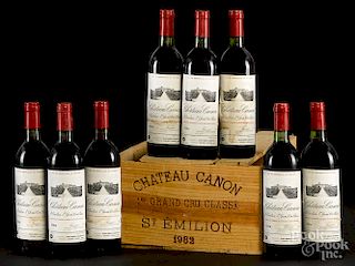 Chateau Canon St. Emilion 1982, 8 bottles