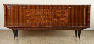 FRENCH ROSEWOOD SIDEBOARD PARQUETRY DESIGN C.1955