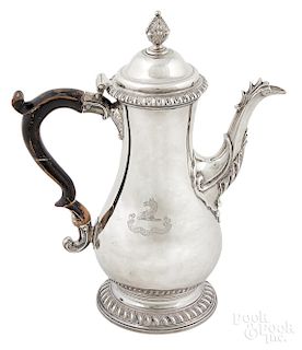 Georgian silver coffee pot