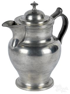 New York pewter ice water pitcher
