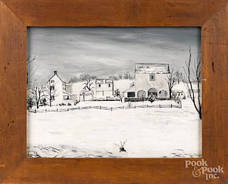 David Y. Ellinger, winter landscape