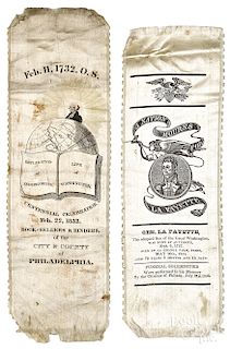 Two historical ribbons