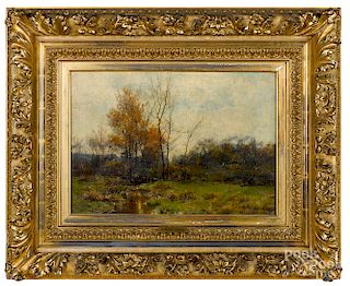 Hugh Bolton Jones, oil on canvas landscape