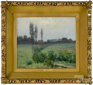 John Harrison Witt, oil on canvas landscape