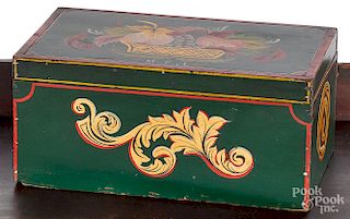 New England painted dresser box, late 19th c.