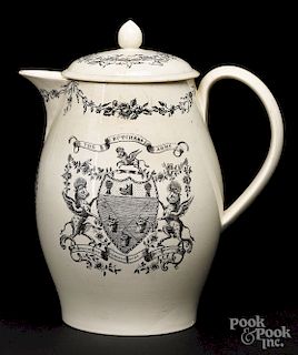Liverpool Herculaneum water pitcher, early 19th c