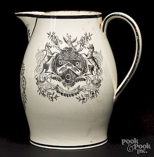 Liverpool Herculaneum pitcher, early 19th c.