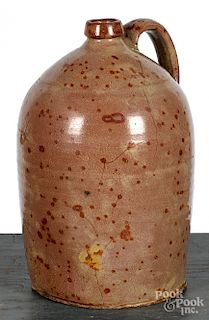 Ontario, Canada redware jug, 19th c.
