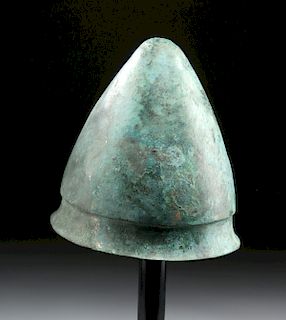 Etrusco-Italic Bronze Helmet - Negau / Vetulonic Type