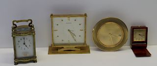 Lot Of Vintage Clocks To Inc 3 Jaeger LeCoultre
