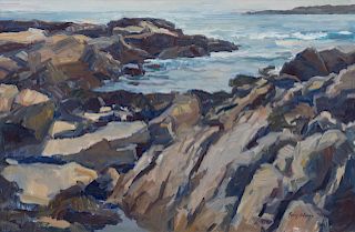 Jerry N. Weiss (American, b. 1960) Morning Surf, Maine, Circa 2000 