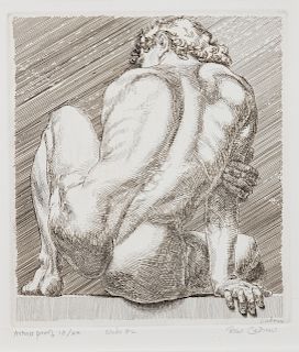 Paul Cadmus
(American, 1904-1999)
Nude #2 