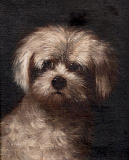 Artist Unknown
(French, 19th Century)
Portrait of a White Terrier